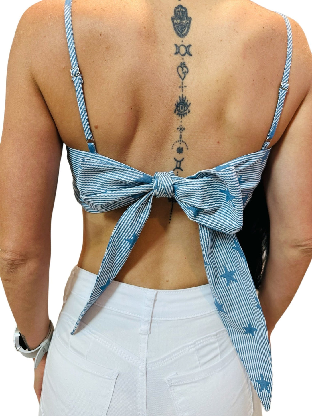 Back Tie Style Crop Top - Zucchero Essentials