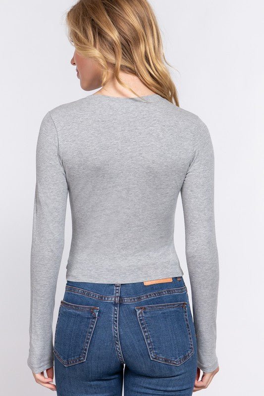 Colored Sweater Long Sleeves - zuccheroallamoda