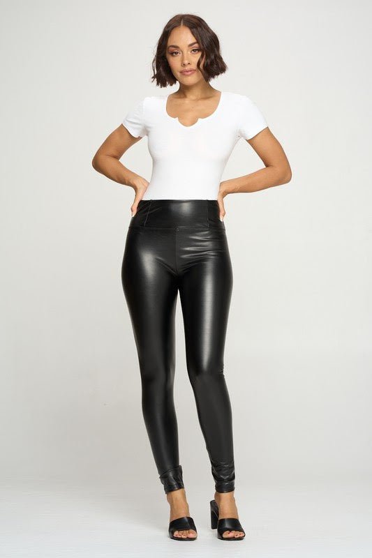 Pants Black Vinyl 2 - zuccheroallamoda
